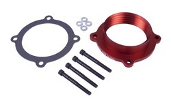 Airaid 300-637 PowerAid Throttle Body Spacer 11-13 Dodge Charger, Challenger, Durango Jeep GC, 12-13 Jeep Wrangler 3.6L V6 Pentastar