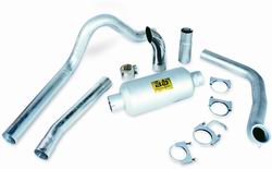 BD Diesel 1047400 Aluminized Catback Exhaust Kit  4 in.  