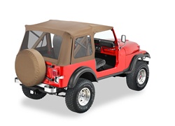 Bestop 51599-37 Supertop Soft Top Spice w/o Doors Use w/Factory Steel Full Doors 