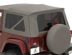 Bestop 58129-36 Tinted Window Kit Khaki Diamond Replace--A-Top Part Number 79136 