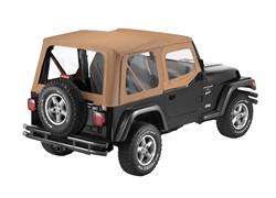 Bestop 79121-37 Sailcloth Replace-A-Top Spice w/Half Door Skins 