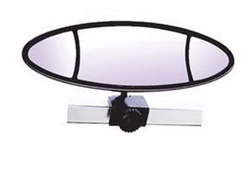 CIPA Mirrors 02002 Premium Boat Mirror Ellipse 4x11 in. Multi Lens w/One Staionary/2 Adjustable Lens  Fits 3/8 in.-1 1/4 in. Frame Left Or Right 