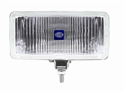 Hella 005700901 550 Fog Lamp Kit Rectangle Clear Lens Upright And Pendant Mounting Incl. 2 Lamps/12V 55W Bulbs/Stone Shields/Wiring Harness/Switch/Relay/Mounting Hardware