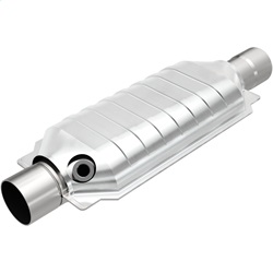 MagnaFlow 49 State Converter 94439 94400 Series Single Sensor OBDII Compliant Universal Catalytic Converter Long Oval 3 in. In/Out 15.5 in. Body/Overall L-21 in. W-7 in. 49 State 