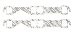 Mr. Gasket 150A Exhaust Gasket Set Medium Square Race Port Port Dimensions W-1.45 in. x H-1.55 in. 