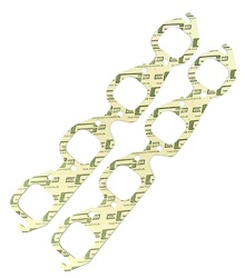 Mr. Gasket 154 Exhaust Gasket Set Square Port Large Race Port Dimensions W-2.09 in. x H-2.09 in. 