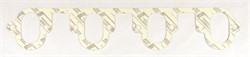 Mr. Gasket 259A Exhaust Gasket Set Port Dimensions W-1.5 in. x H-2.4 in. 