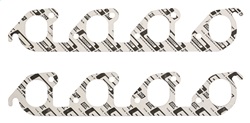 Mr. Gasket 263G Exhaust Gasket Set Port Dimensions W-1.58 in. x H-1.96 in. 