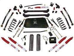 Skyjacker JKLL24F Suspension Link Arm Kit Front Pair Incl. Bushings/Sleeves 