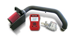 Superchips 387514 Trail Jammer EXT Programmer Performance Kit Pre-Programmed 5 Button Incl. 62mm Throttle Body Custom Cold Air Intake Flashpaq Tuner 