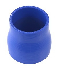 Spectre Performance 9326 Air Intake Reducer Coupler Blue Connects 3 in. Dia. Intake Tube To 2.5 in. Dia. Components L-3 in. Incl. Rubber Coupler/2 Clamps Silicone 