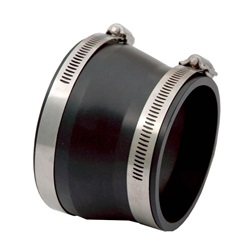 Spectre Performance 9741 Air Intake Reducer Coupler Black Connects 4 in. Dia. Intake Tube To 3.5 in. Dia. Components Incl. Rubber Coupler/2 Clamps 