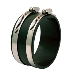 Spectre Performance 9771 Air Intake Reducer Coupler Black Connects 4 in. Dia. Intake Tube To 3.75 - 4 in. Dia. Components Incl. Rubber Coupler/Adapter Sleeve/2 Clamps 