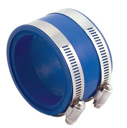 Spectre Performance 9776 Air Intake Reducer Coupler Blue Connects 4 in. Dia. Intake Tube To 3.75 - 4 in. Dia. Components Incl. Rubber Coupler/Adapter Sleeve/2 Clamps 