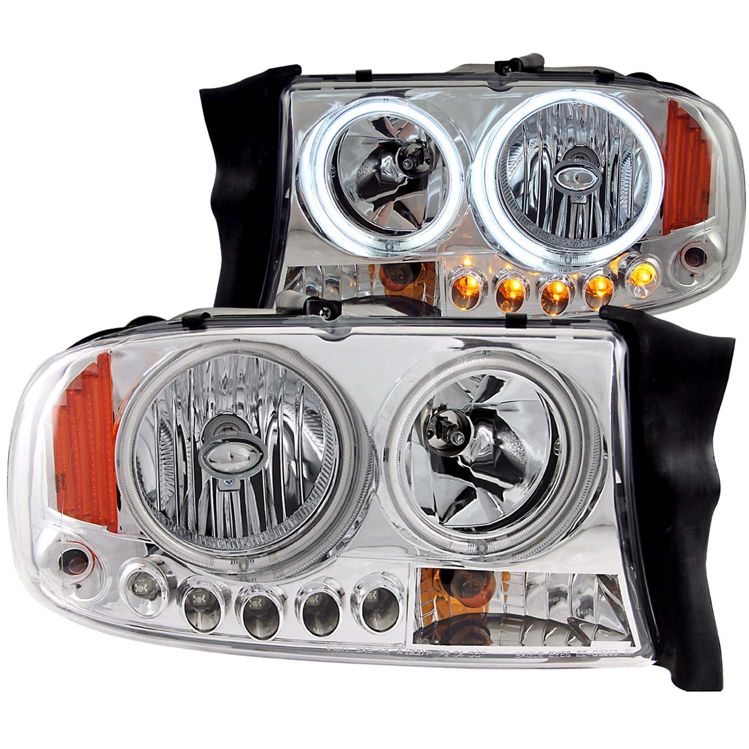 Anzo USA Anzo USA 111059 Crystal Headlight Set Fits 97-04 Dakota Durango