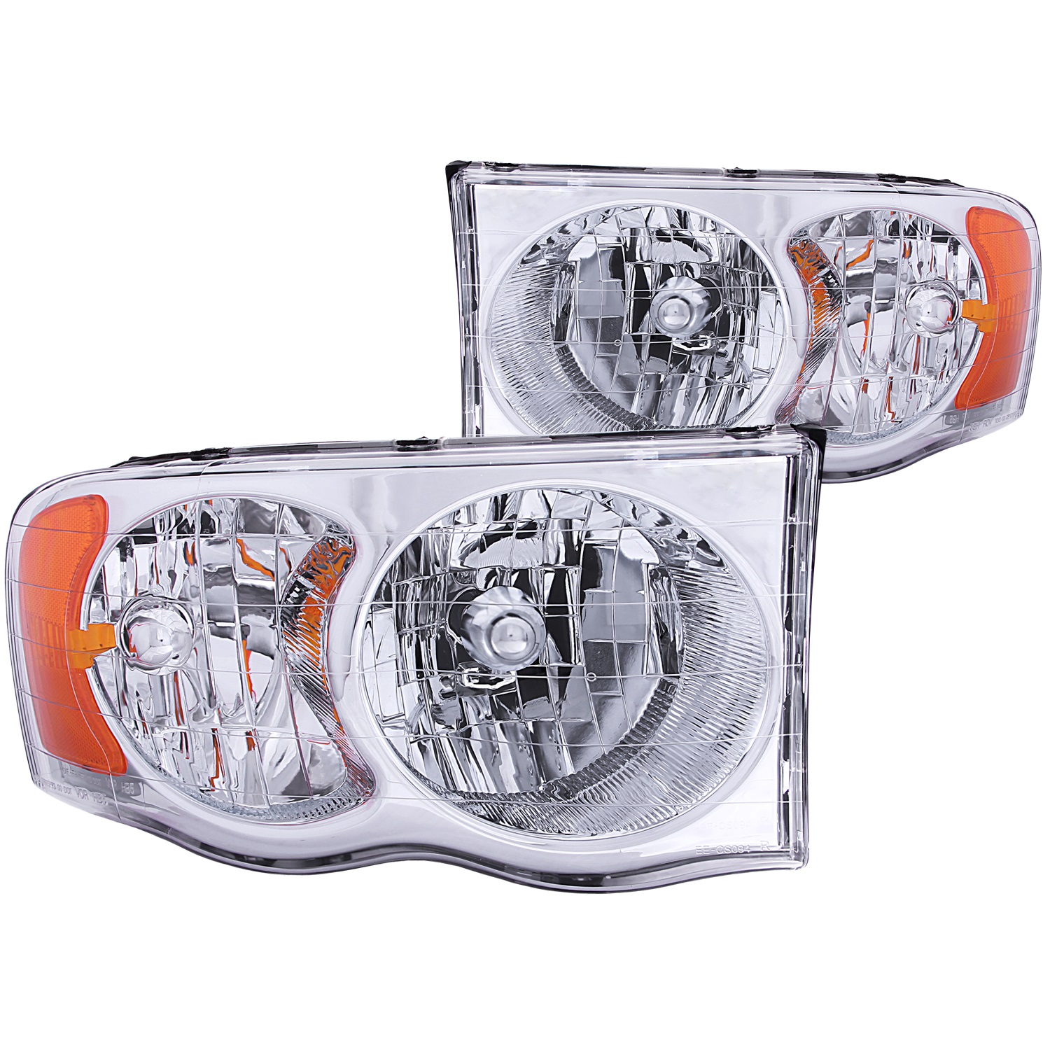 Anzo USA Anzo USA 111076 Crystal Headlight Set Fits 02-06 Ram 1500 Ram 2500 Ram 3500