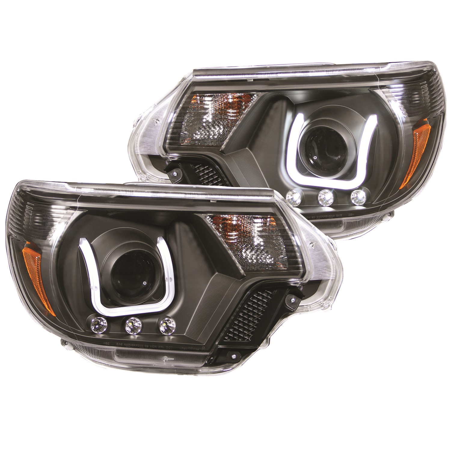 Anzo USA Anzo USA 111290 Projector Headlight Set Fits 12-15 Tacoma