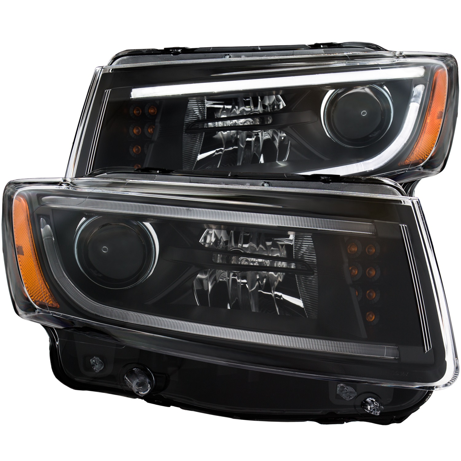 Anzo USA 111329 Projector Headlight Set Fits 1415 Grand Cherokee (WK2