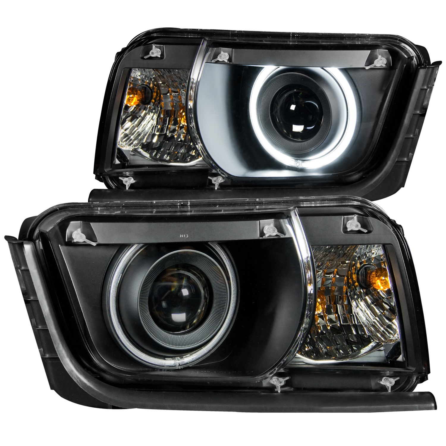Anzo USA Anzo USA 121312 Projector Headlight Set; w/Halo Fits 10-13 Camaro