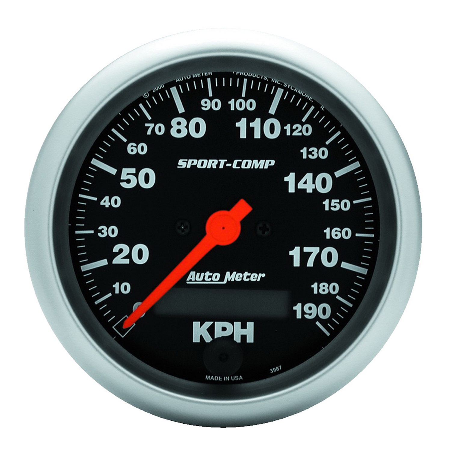 Auto Meter Auto Meter 3987-M Sport-Comp; Electric Metric Speedo