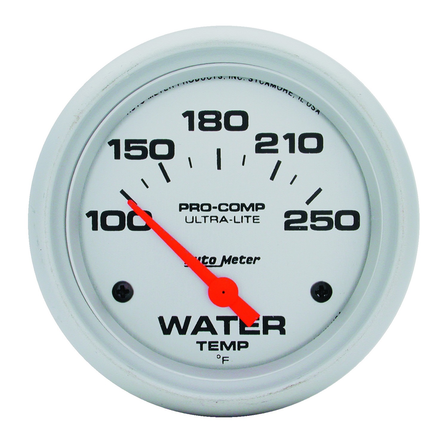 Auto Meter Auto Meter 4437 Ultra-Lite; Electric Water Temperature Gauge