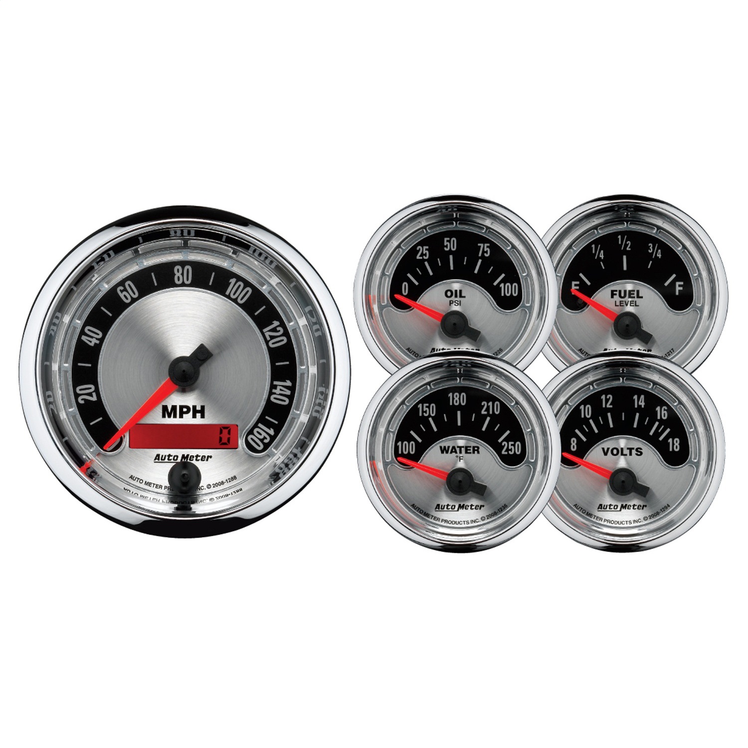 Auto Meter Auto Meter 1202 American Muscle; Street Rod Kit