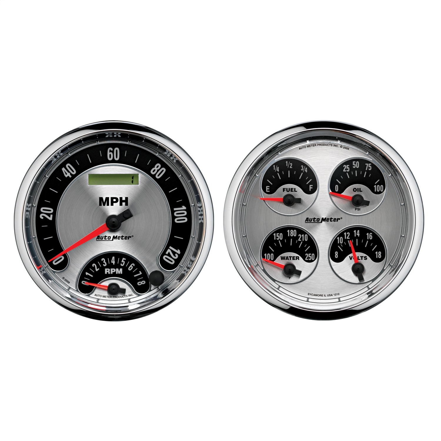 Buy AutoMeter 1205 American Muscle Quad Gauge/Tach/Speedo Kit in