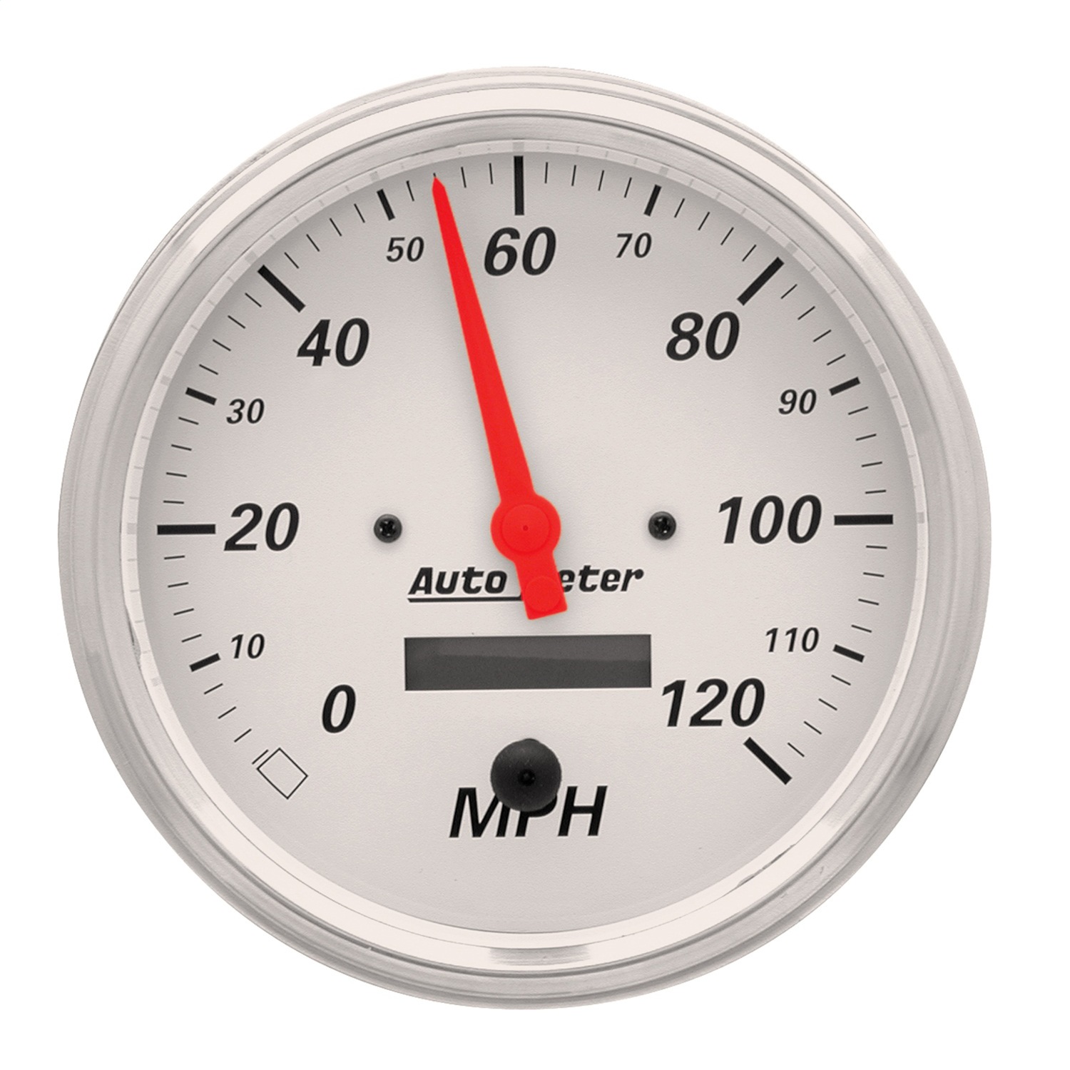 Auto Meter Auto Meter 1389 Arctic White; Electric Programmable Speedometer