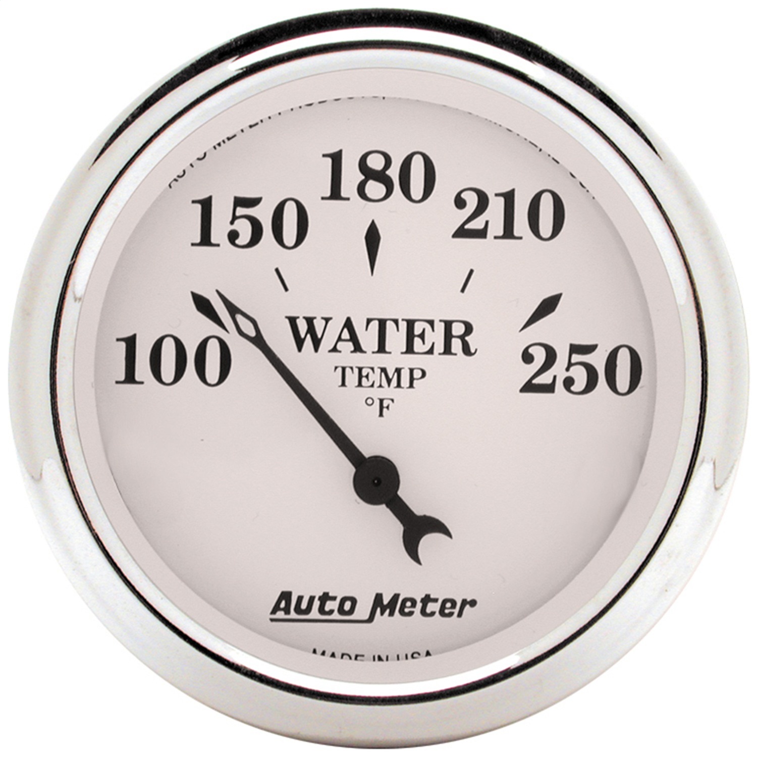 Auto Meter Auto Meter 1638 Old Tyme White; Electric Water Temperature Gauge