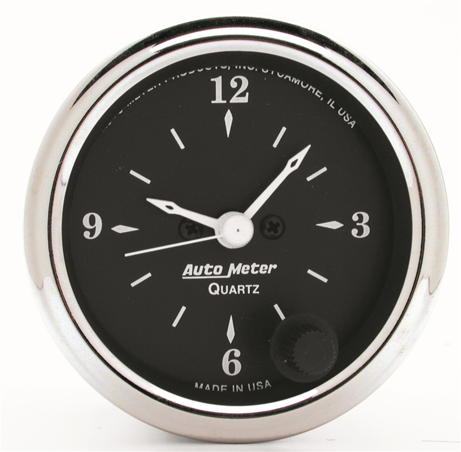 Auto Meter Auto Meter 1785 Old Tyme Black; Clock