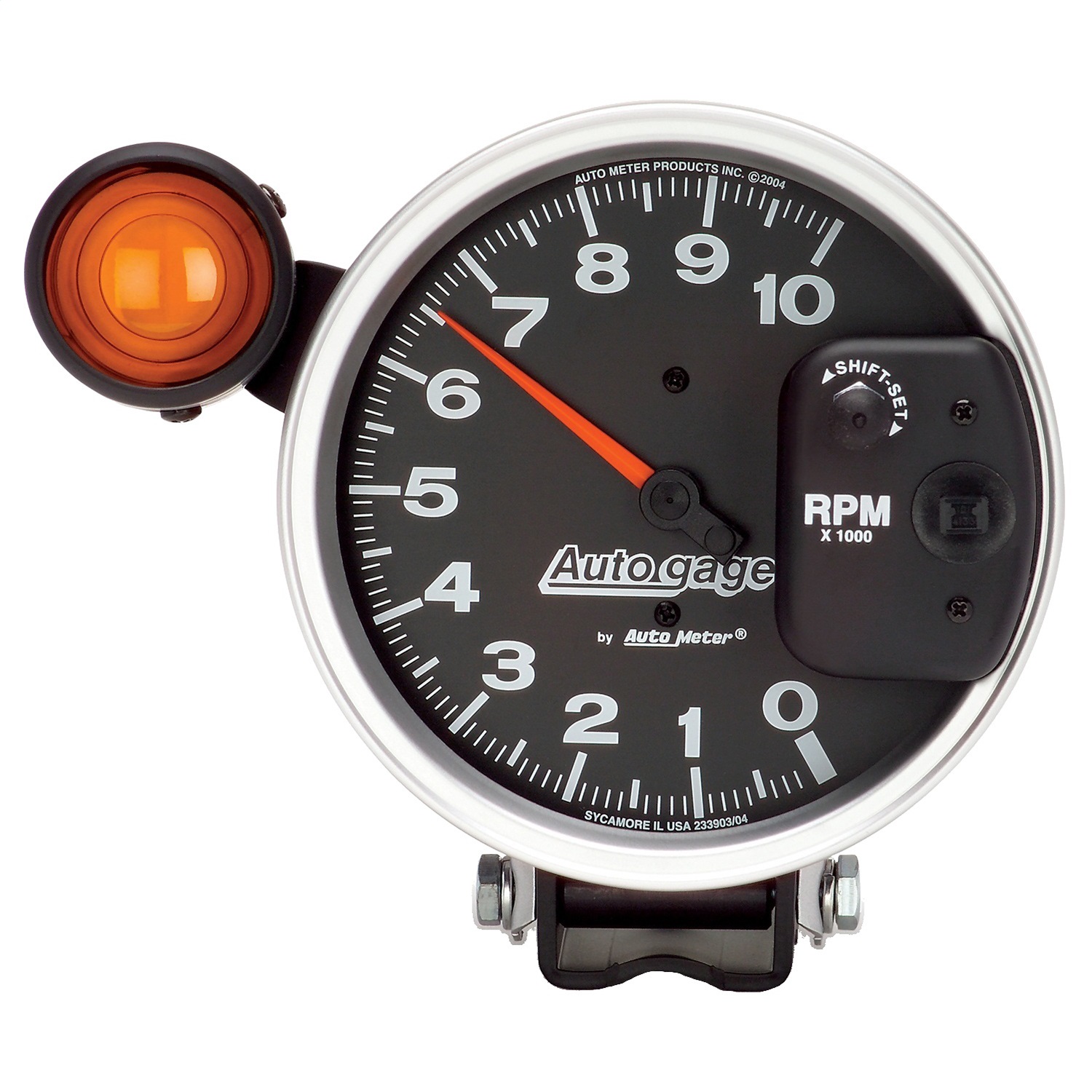 Auto Meter Auto Meter 233904 Autogage; Monster Shift-Lite Tachometer