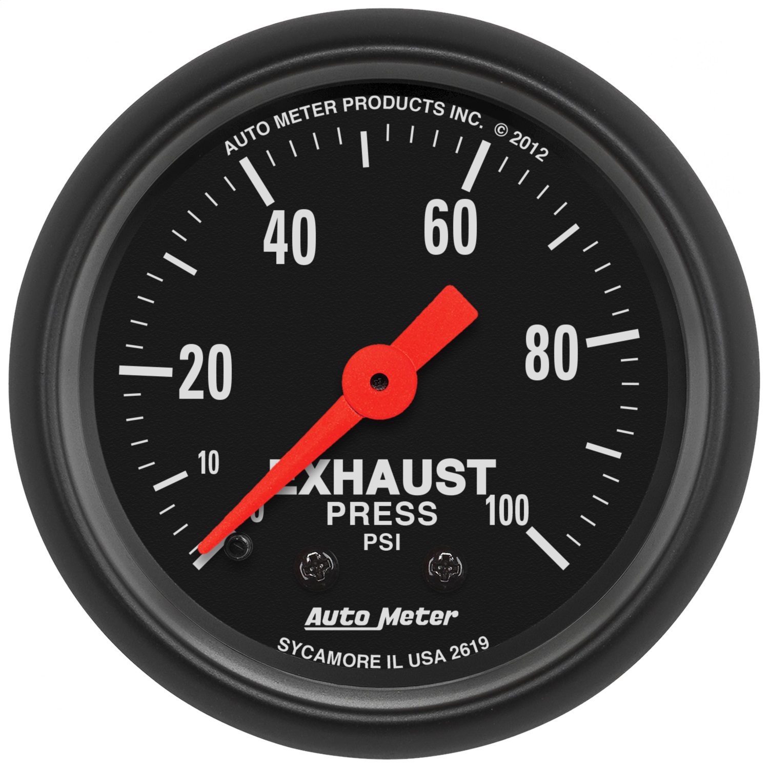 Auto Meter Auto Meter 2619 Z-Series; Exhaust Pressure Gauge