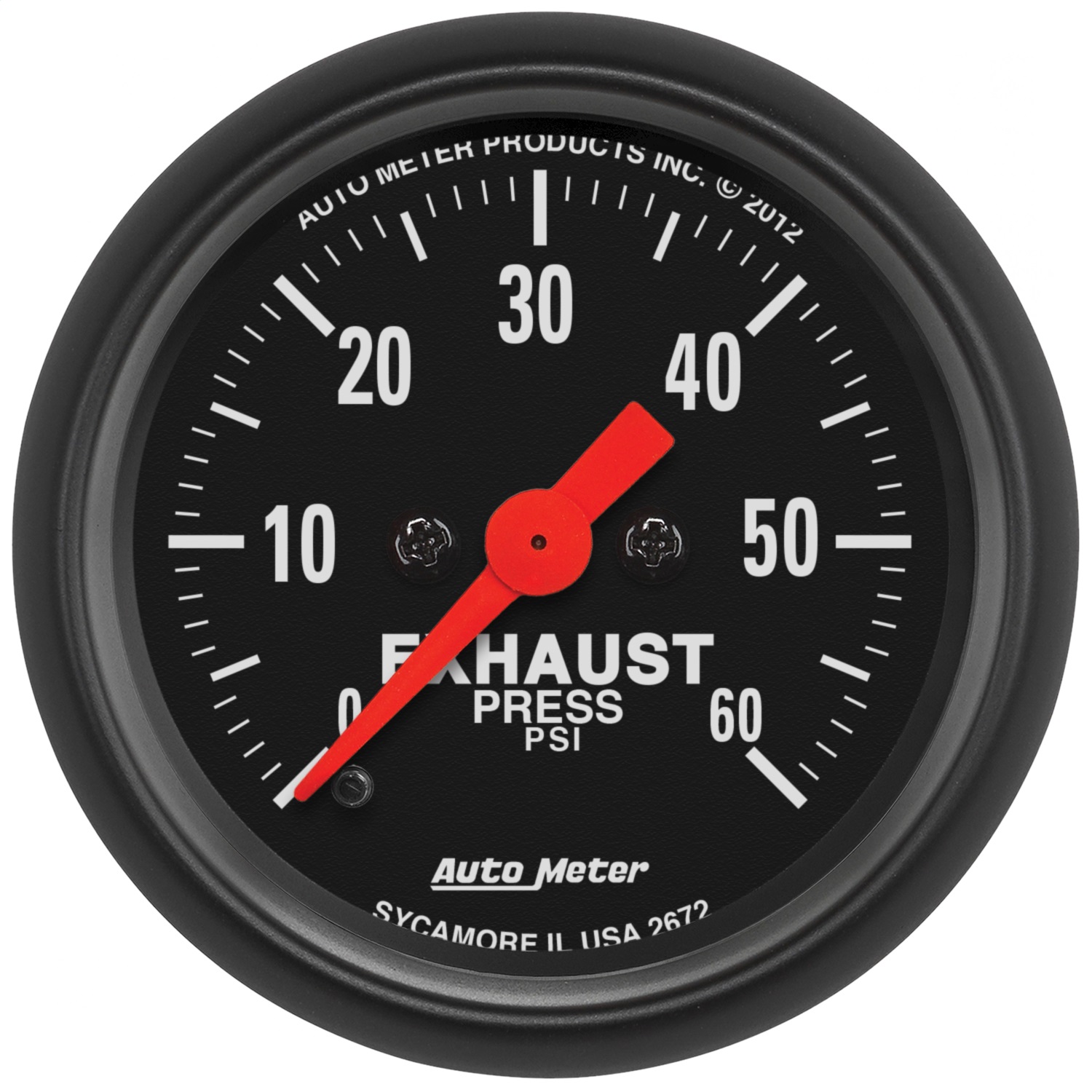 Auto Meter Auto Meter 2672 Z-Series; Exhaust Pressure Gauge