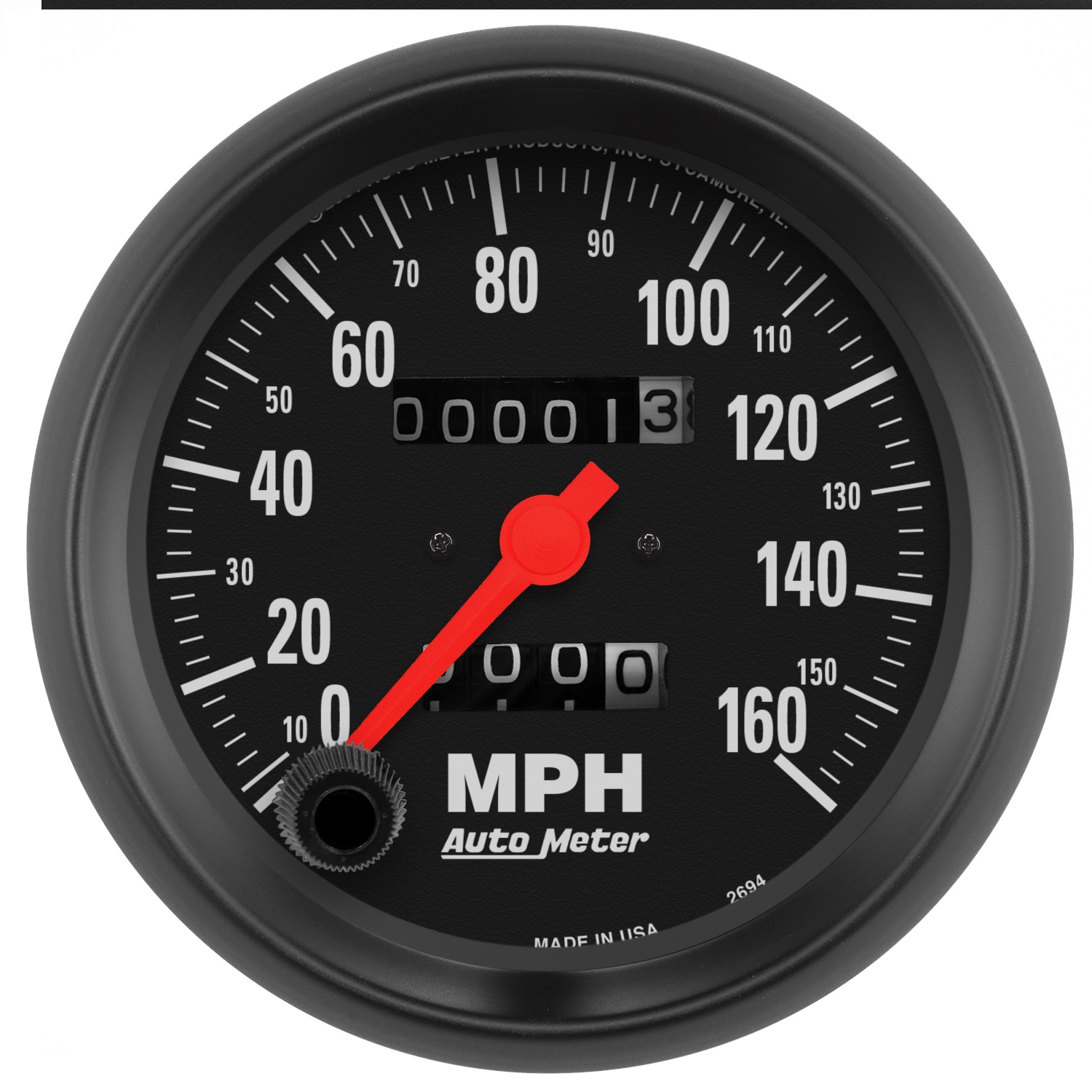 Auto Meter Auto Meter 2694 Z-Series; In-Dash Mechanical Speedometer