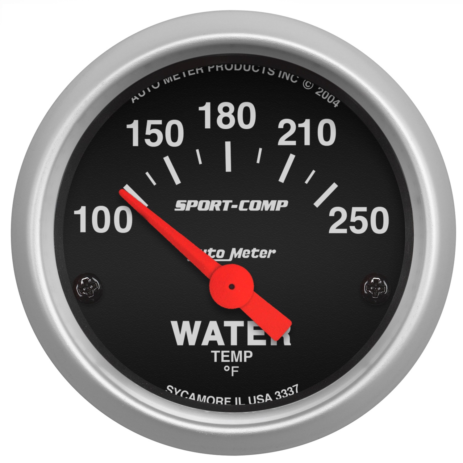 Auto Meter Auto Meter 3337 Sport-Comp; Electric Water Temperature Gauge