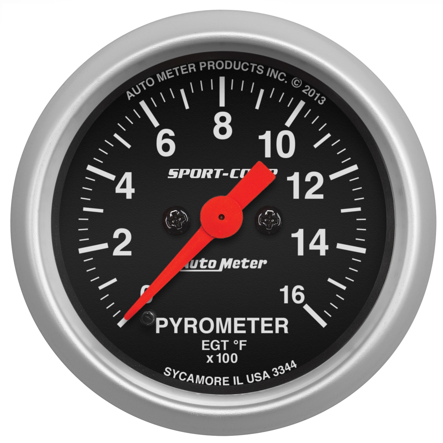 Auto Meter Auto Meter 3344 Sport-Comp; Electric Pyrometer Gauge Kit