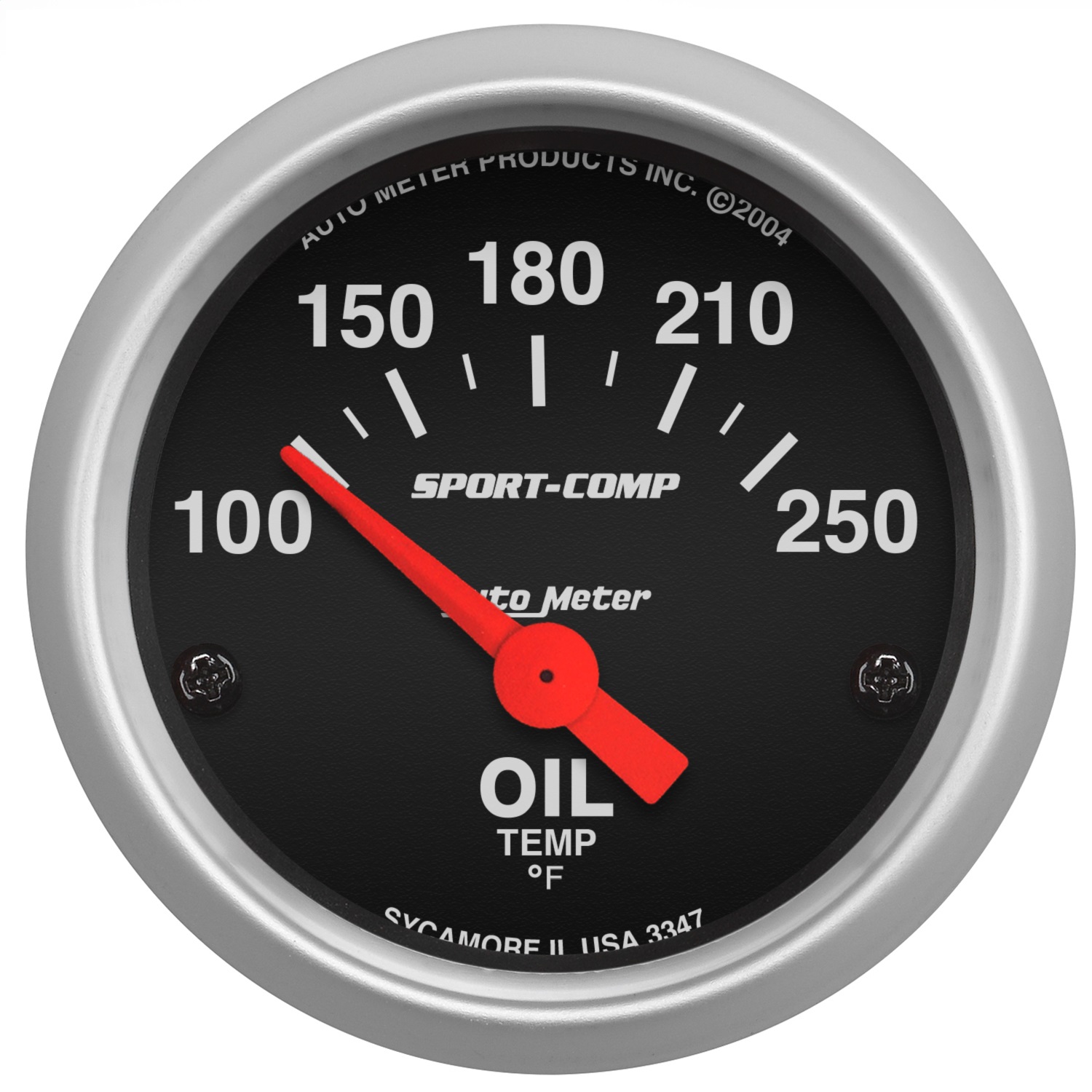 Auto Meter Auto Meter 3347 Sport-Comp; Electric Oil Temperature Gauge