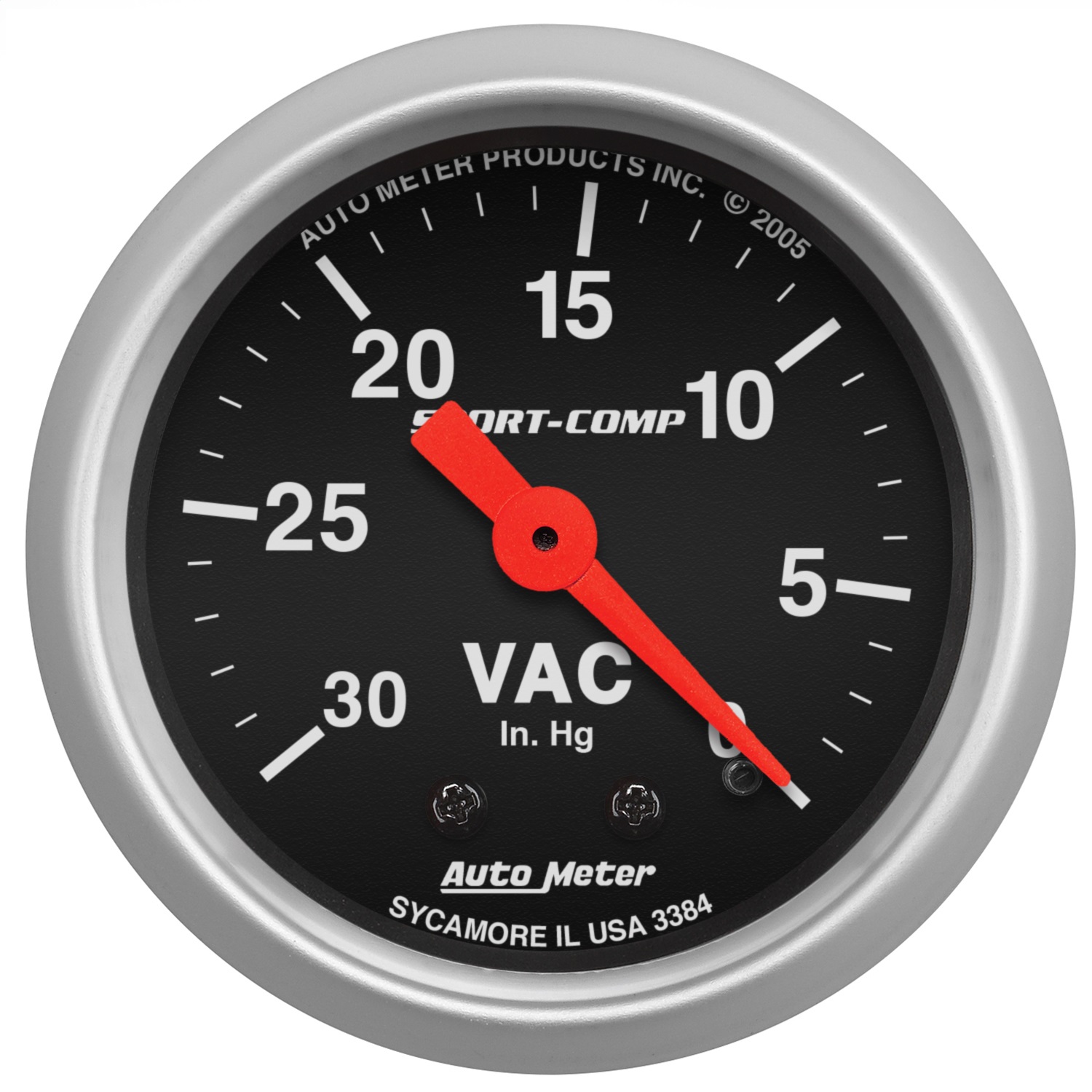 Auto Meter Auto Meter 3384 Sport-Comp; Mechanical Vacuum Gauge