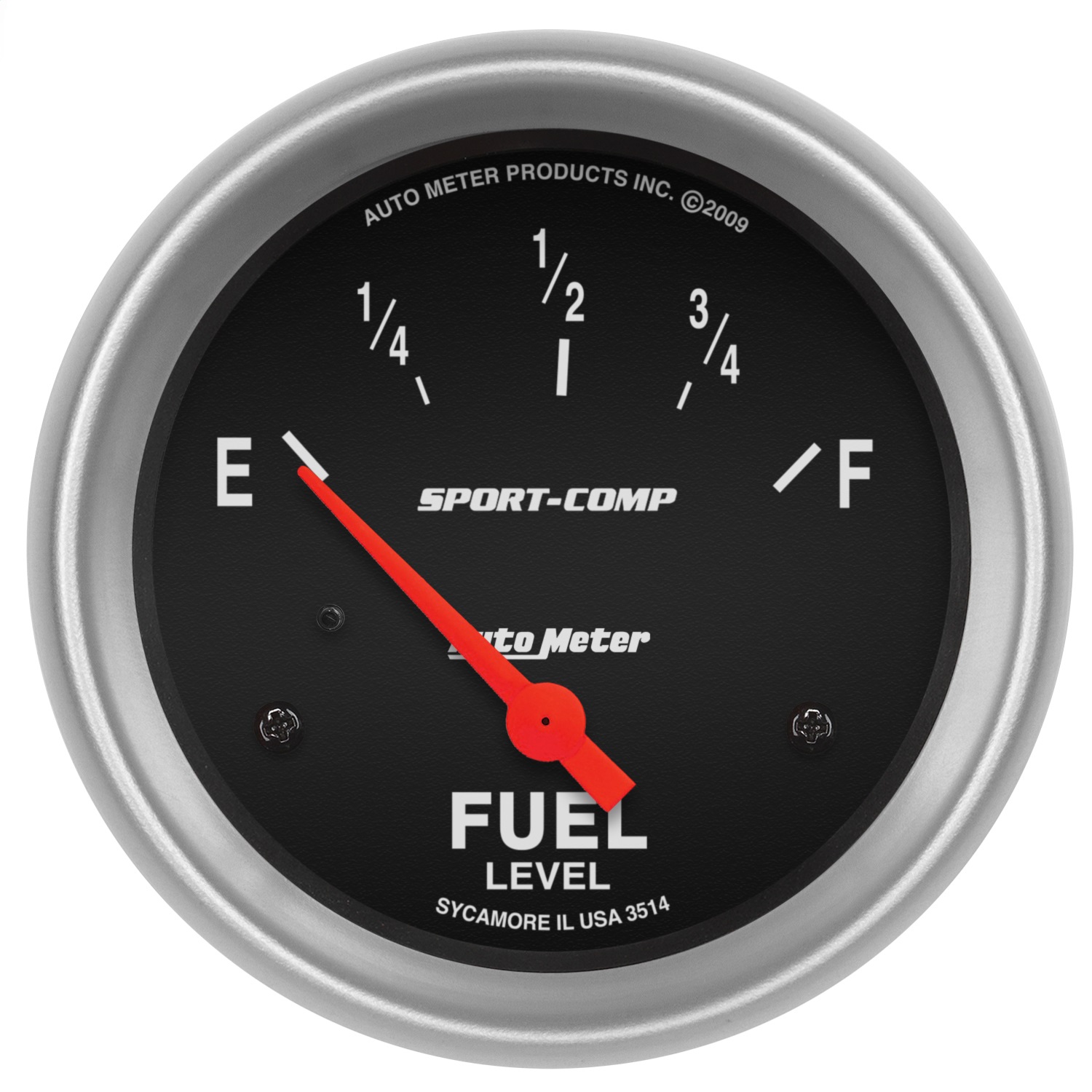 Auto Meter Auto Meter 3514 Sport-Comp; Electric Fuel Level Gauge