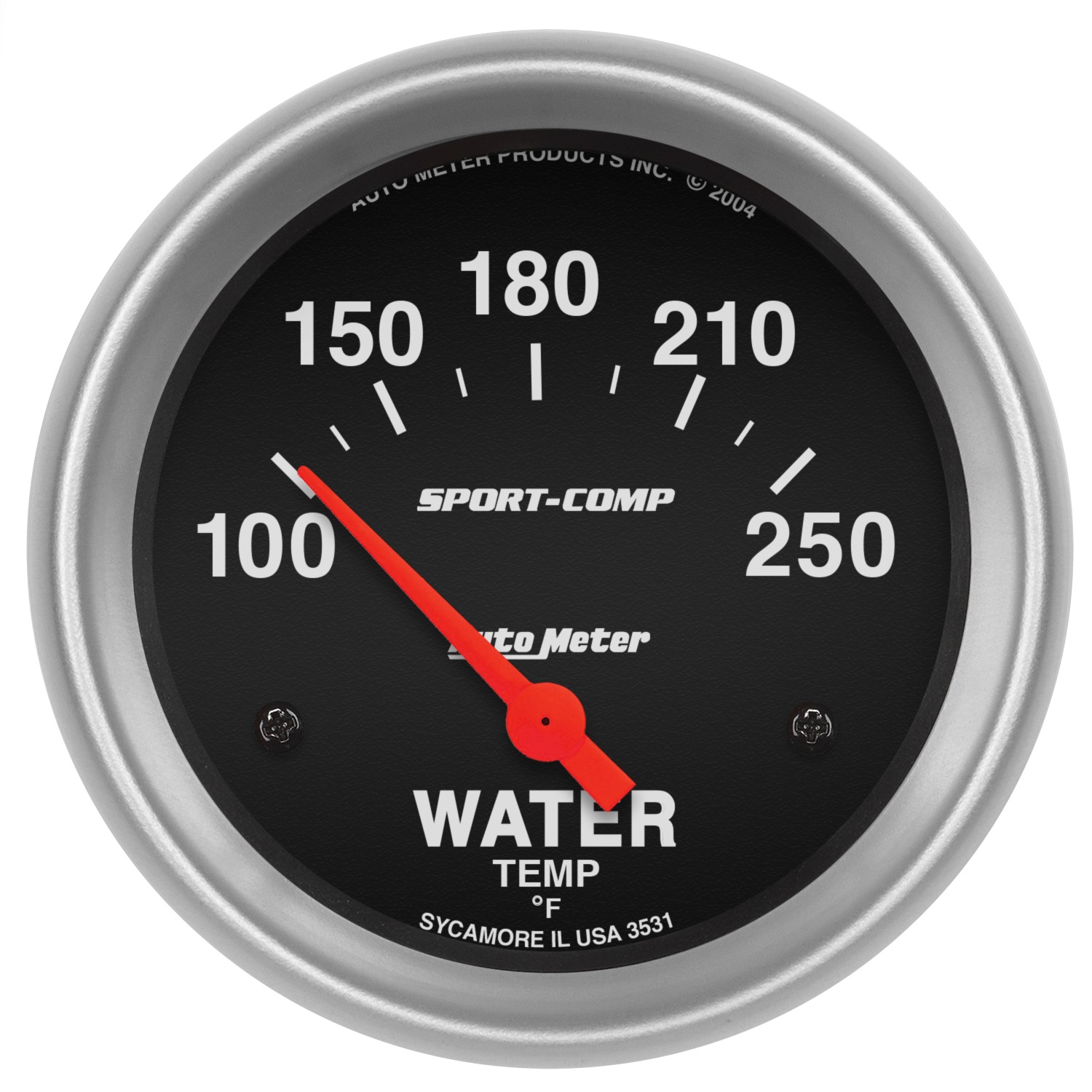 Auto Meter Auto Meter 3531 Sport-Comp; Electric Water Temperature Gauge