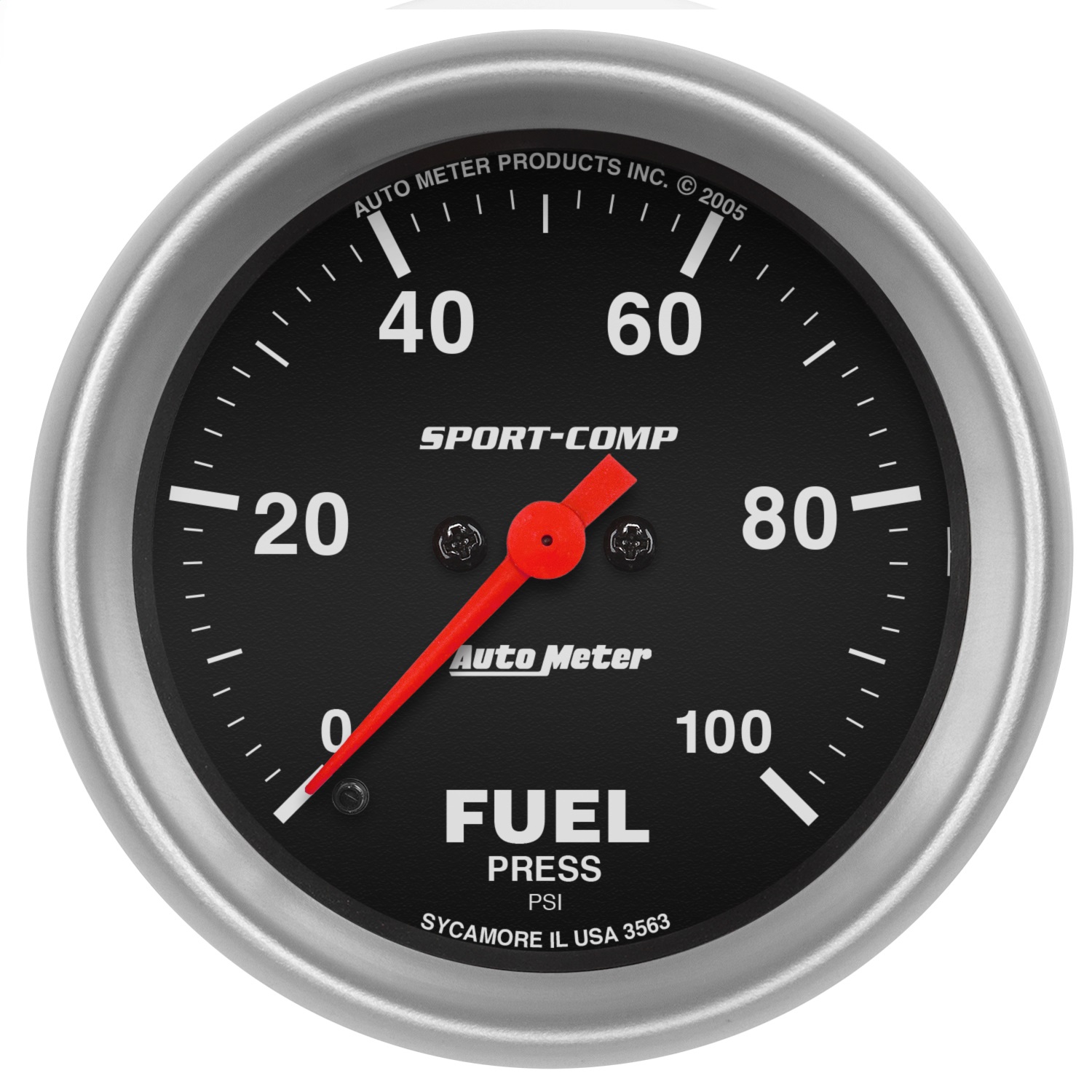 Auto Meter Auto Meter 3563 Sport-Comp; Electric Fuel Pressure Gauge