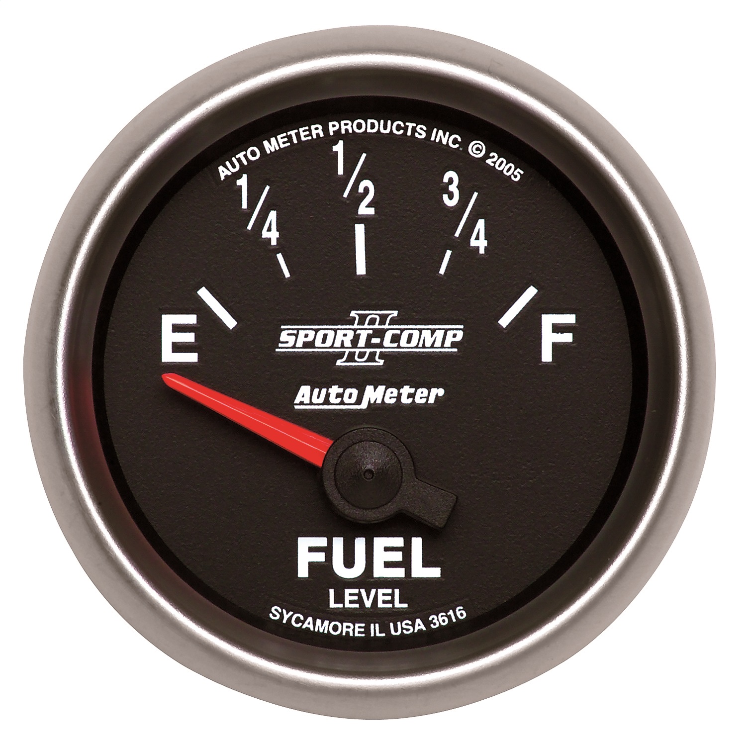 Auto Meter Auto Meter 3616 Sport-Comp II; Electric Fuel Level Gauge