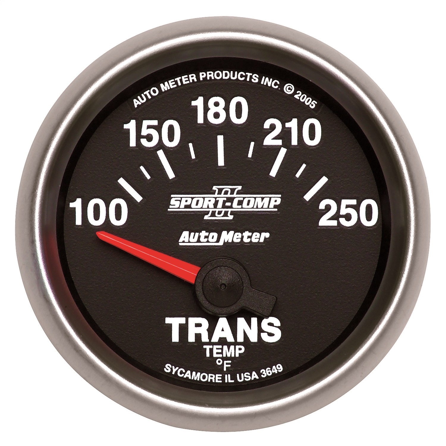 Auto Meter Auto Meter 3649 Sport-Comp II; Electric Transmission Temperature Gauge