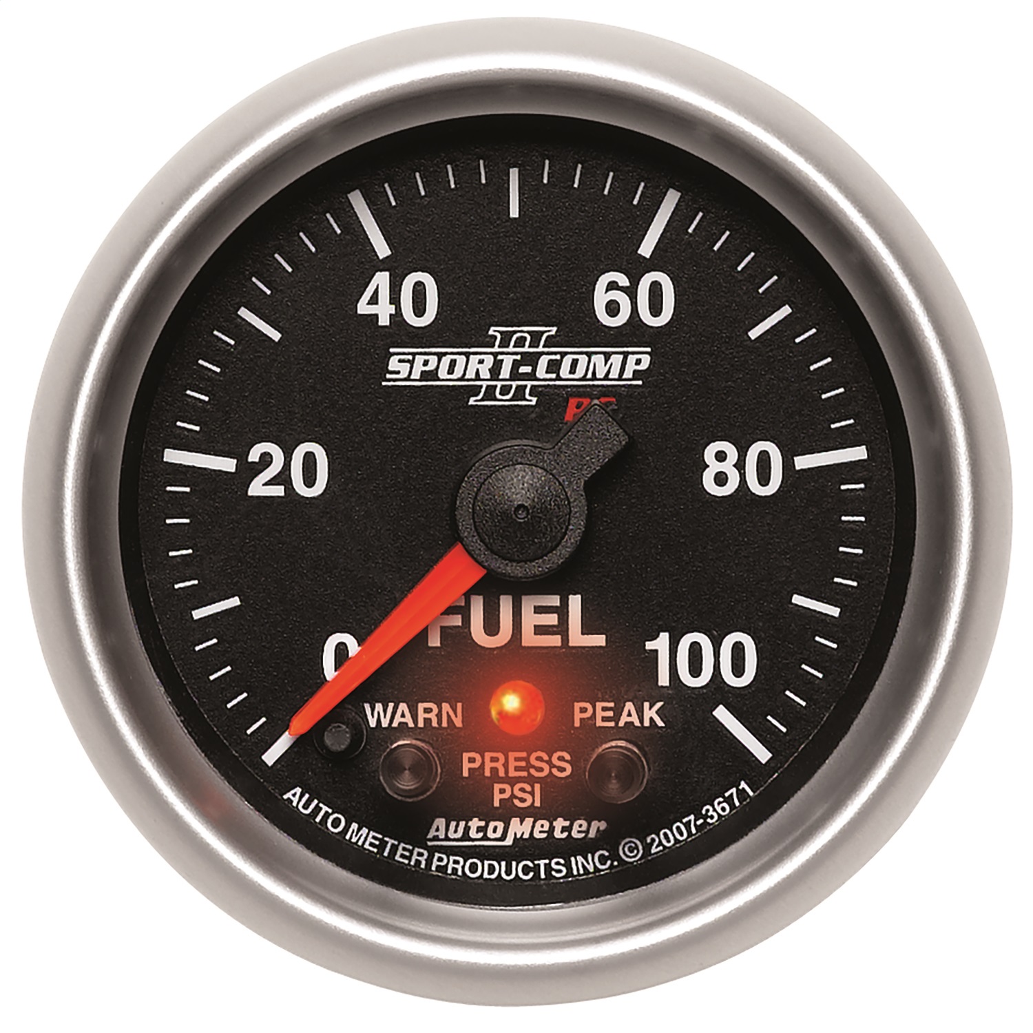 Auto Meter Auto Meter 3671 Sport-Comp PC; Fuel Pressure Gauge