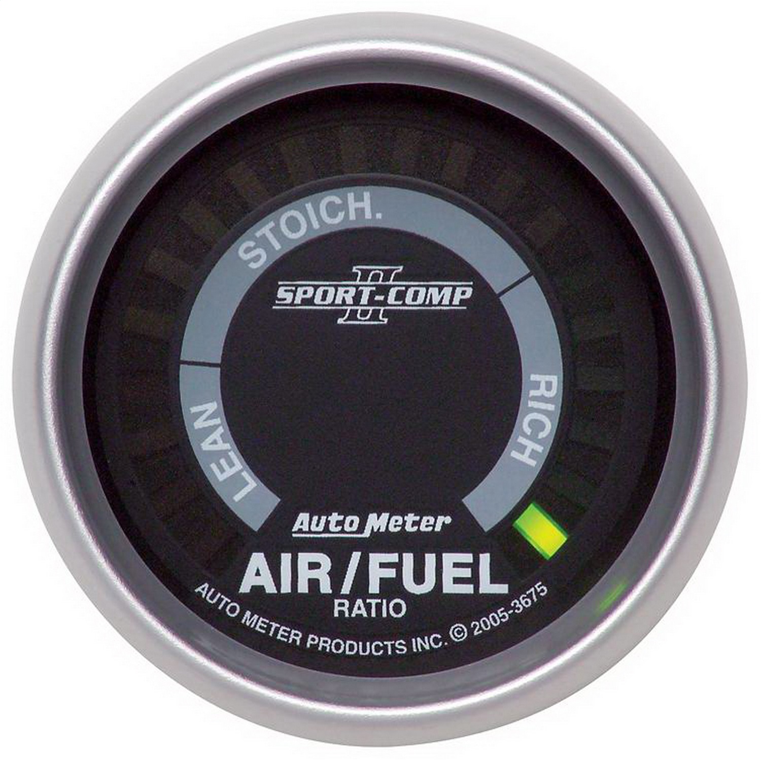 Auto Meter Auto Meter 3675 Sport-Comp II; Electric Air Fuel Ratio Gauge