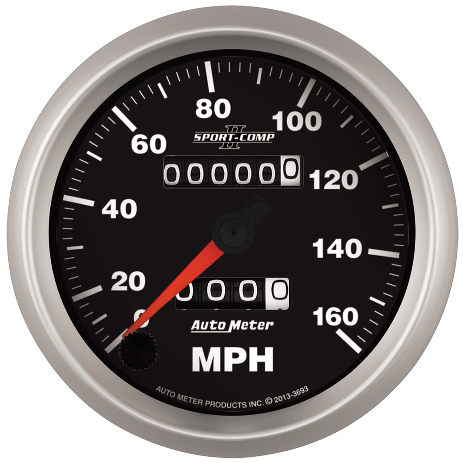 Auto Meter Auto Meter 3693 Sport-Comp II; Mechanical Speedometer