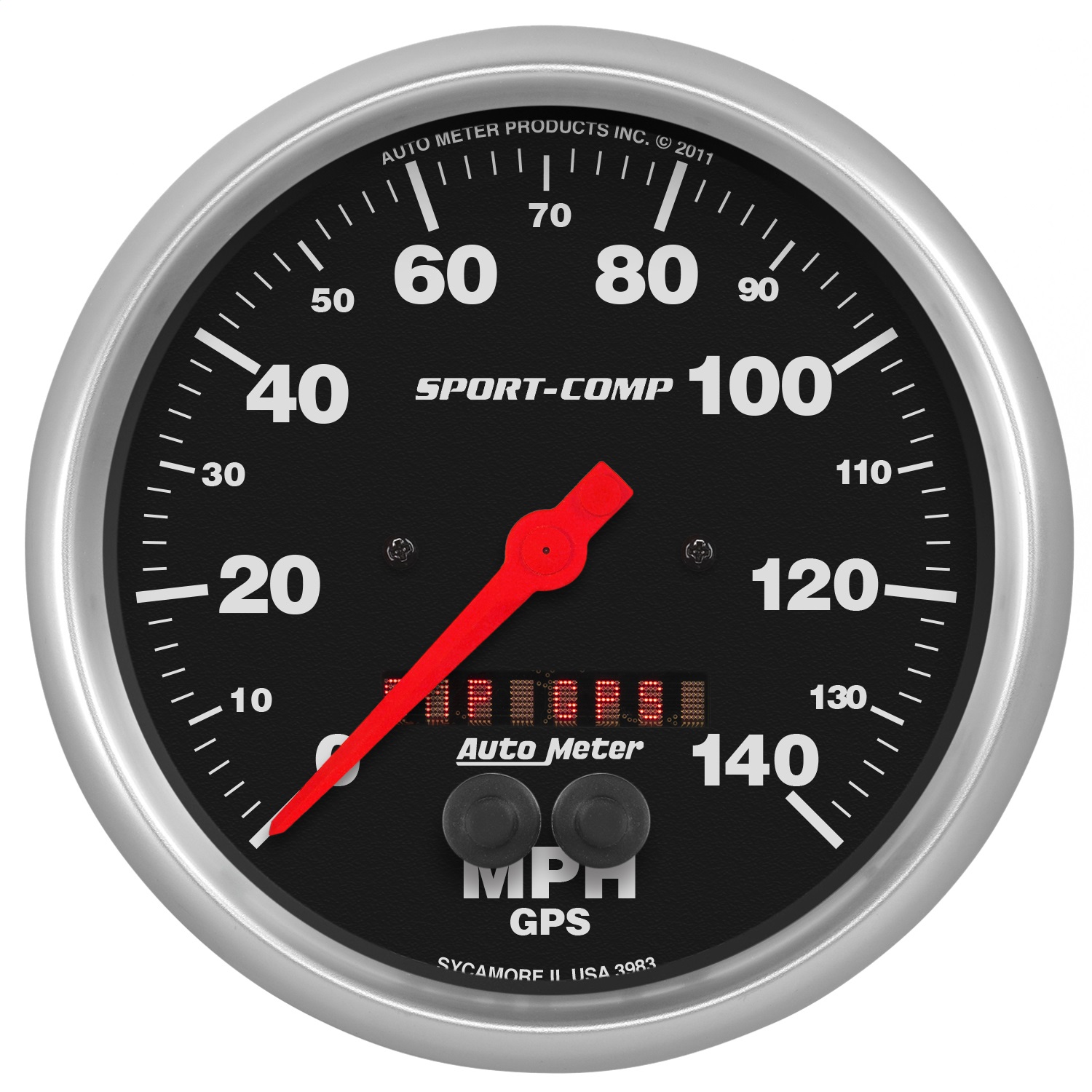 Auto Meter Auto Meter 3983 Sport-Comp; GPS Speedometer