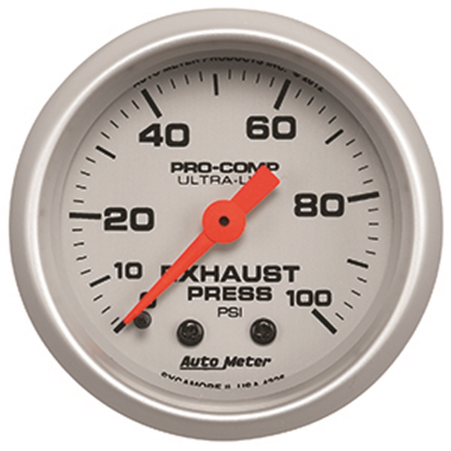 Auto Meter Auto Meter 4326 Ultra-Lite; Mechanical Exhaust Pressure Gauge