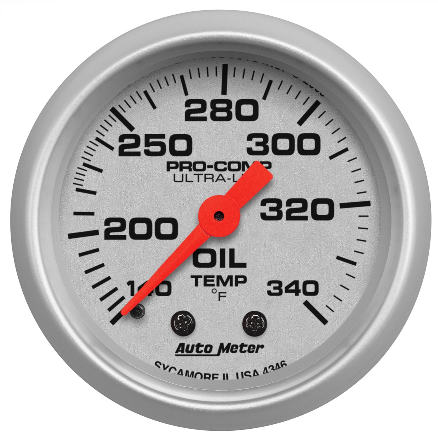 Auto Meter Auto Meter 4346 Ultra-Lite; Mechanical Oil Tank Temperature Gauge