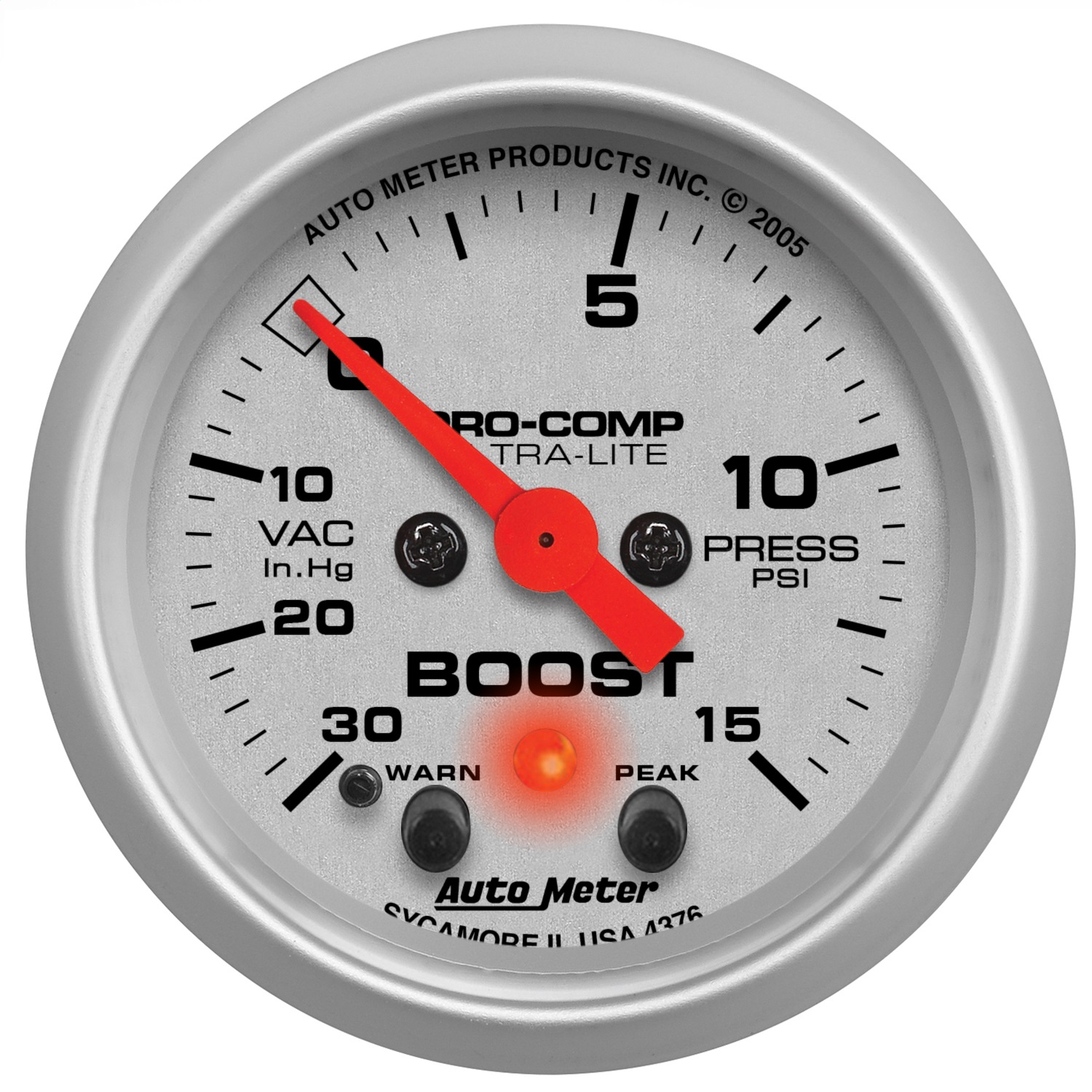 Auto Meter 4376 Ultra Lite Electric Boost Vacuum Gauge eBay